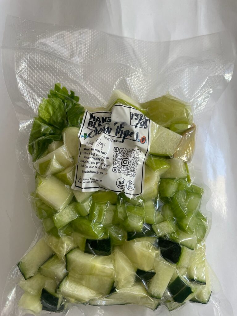Healthy breakfast smoothie pack Playa del Carmen – Naked Blends fresh green smoothie ingredients delivered in Riviera Maya